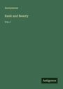 Anonymous: Rank and Beauty, Buch