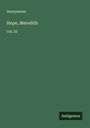 Anonymous: Hope, Meredith, Buch
