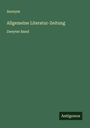 Anonym: Allgemeine Literatur-Zeitung, Buch