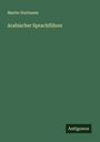 Martin Hartmann: Arabischer Sprachführer, Buch