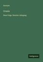 Anonym: Urania, Buch