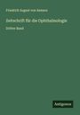 Friedrich August Von Ammon: Zeitschrift für die Ophthalmologie, Buch
