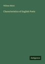 William Minto: Characteristics of English Poets, Buch