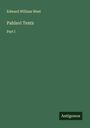 Edward William West: Pahlavi Texts, Buch