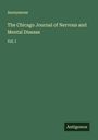 Anonymous: The Chicago Journal of Nervous and Mental Disease, Buch