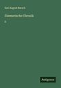 Karl August Barack: Zimmerische Chronik, Buch