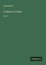 Anonymous: A History of India, Buch