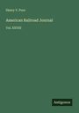 Henry V. Poor: American Railroad Journal, Buch