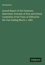 Anonymous: Annual Report of the Treasurer, Selectmen, Overseer of Poor and School Committee of the Town of Gilford for the Year Ending March 1, 1883, Buch