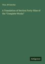 Thos. M'Clatchie: A Translation of Section Forty-Nine of the "Complete Works", Buch