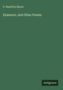 P. Hamilton Myers: Ensenore, and Other Poems, Buch