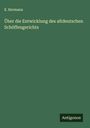 E. Hermann: Über die Entwicklung des altdeutschen Schöffengerichts, Buch