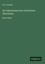 G. Fr. Daumer: Die Geheimnisse des christlichen Alterthums, Buch