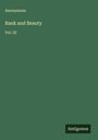 Anonymous: Rank and Beauty, Buch