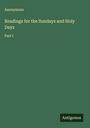 Anonymous: Readings for the Sundays and Holy Days, Buch