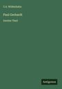 C. A. Wildenhahn: Paul Gerhardt, Buch