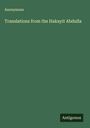 Anonymous: Translations from the Hakayit Abdulla, Buch
