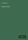 O. Summers: Songs of Zion, Buch