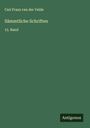 Carl Franz Van Der Velde: Sämmtliche Schriften, Buch