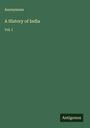 Anonymous: A History of India, Buch