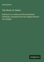 Anonymous: The Book of Jasher, Buch
