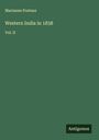 Marianne Postans: Western India in 1838, Buch