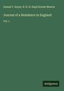 Assaad Y. Kayat: Journal of a Residence in England, Buch