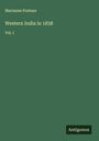 Marianne Postans: Western India in 1838, Buch