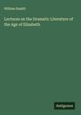 William Hazlitt: Lectures on the Dramatic Literature of the Age of Elizabeth, Buch