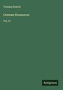 Thomas Roscoe: German Romances, Buch