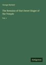 George Herbert: The Remains of that Sweet Singer of the Temple, Buch