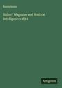 Anonymous: Sailors' Magazine and Nautical Intelligencer 1841, Buch