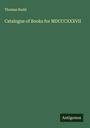 Thomas Rodd: Catalogue of Books for MDCCCXXXVII, Buch