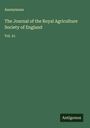 Anonymous: The Journal of the Royal Agriculture Society of England, Buch