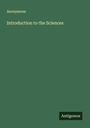 Anonymous: Introduction to the Sciences, Buch