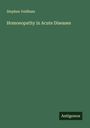 Stephen Yeldham: Homoeopathy in Acute Diseases, Buch