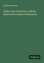 Anthony Knowles: Public Laws of the State of Rhode Island and Providence Plantations, Buch