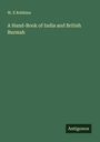 W. E Robbins: A Hand-Book of India and British Burmah, Buch