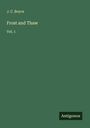 J. C. Boyce: Frost and Thaw, Buch
