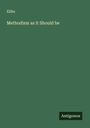 Elihu: Methodism as it Should be, Buch