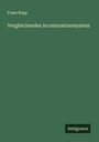 Franz Bopp: Vergleichendes Accentuationssystem, Buch