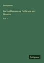 Anonymous: Lucius Davoren or Publicans and Sinners, Buch