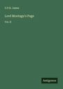 G. P. R. James: Lord Montagu's Page, Buch