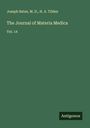 Joseph Bates: The Journal of Materia Medica, Buch