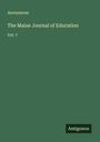 Anonymous: The Maine Journal of Education, Buch