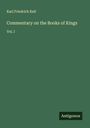 Karl Friedrich Keil: Commentary on the Books of Kings, Buch