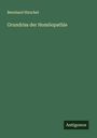 Bernhard Hirschel: Grundriss der Homöopathie, Buch