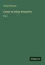 Edward Thomas: Essays on Indian Antiquities, Buch
