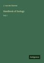 J. Van Der Hoeven: Handbook of Zoology, Buch