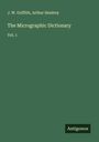 J. W. Griffith: The Micrographic Dictionary, Buch